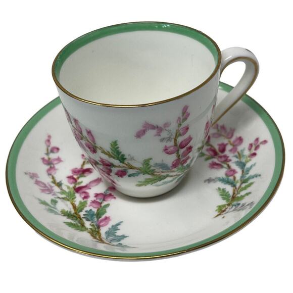 Royal Doulton Bell Heather Demitasse Coffee Tea Cup 4788 Espresso Circa 1940s - Picture 1 of 11